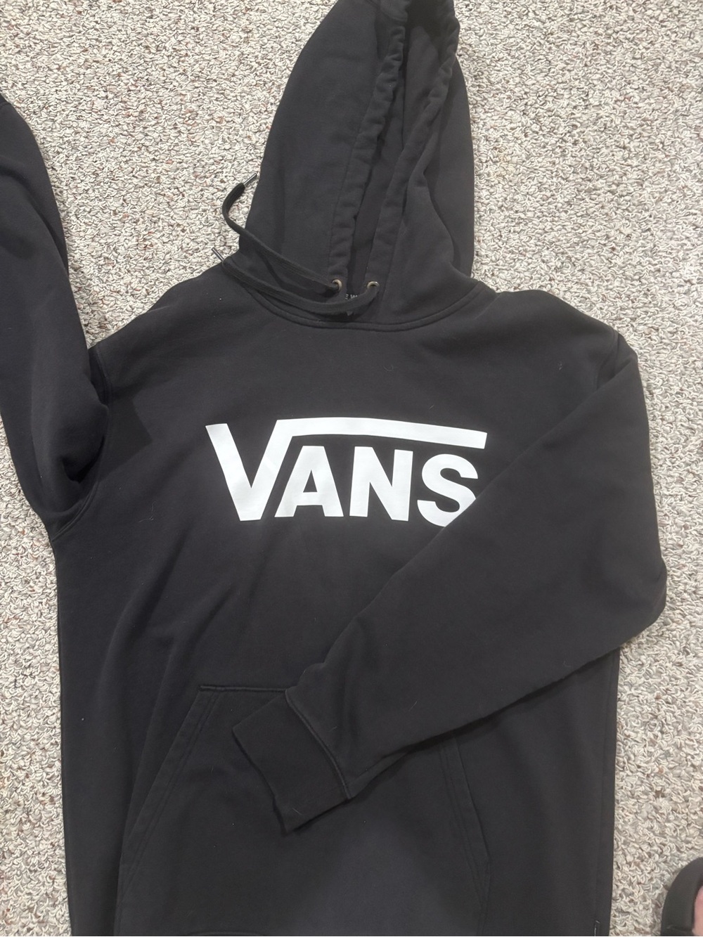 Vans Black Hoodie XL - Pullover Sweatshirt